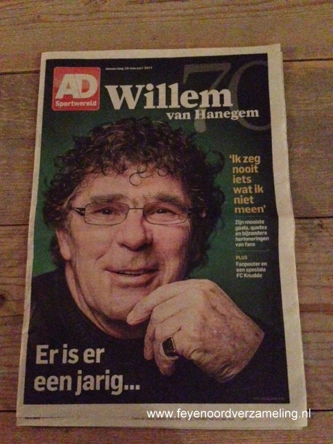 AD Willem 70 jaar